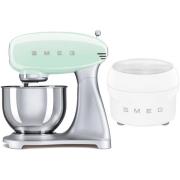 Smeg Røremaskine med ismaskine, pastelgrøn