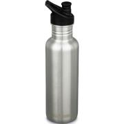 Klean Kanteen Vandflaske Classic med Sportslåg 800 ml. Metal