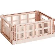 HAY Colour Crate opbevaringskasse, medium, powder