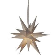 Star Trading December papirsstjerne, 45 cm, beige