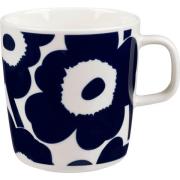 Marimekko Unikko krus, 4 dl, mørkeblå