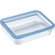 Pyrex Pure Glass ovnfast fad med glaslåg, rektangulært, 0,8 liter