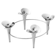 Georg Jensen Bloom Botanica lysestage, stainless steel