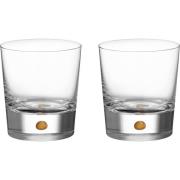 Orrefors Intermezzo Double Old Fashioned drinksglas 40 cl, guld