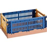 HAY Colour Crate Mix Opbevaringskasse small, dark blue