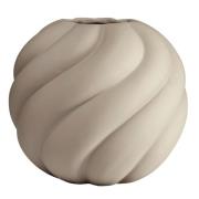 Cooee Design Twist Ball Vase 20 cm, sand