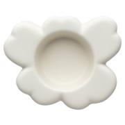 Marimekko Unikko Shape fyrfadsstage 10 x 3 cm, matte white