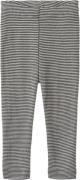 Wheat Uld Leggings Str 62/3m Uld - Navy Stripe Leggings hos Magasin