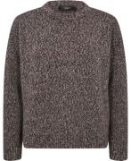 Weekend Max Mara Moxa Kvinde Dark Bown Sweaters Str L - hos Magasin