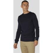 Clean Cut Copenhagen Merino Wool Crew Mand Navy Sweaters Str L Merino ...