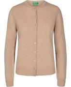 United Colors of Benetton L/S Sweater Kvinde Beige Cardigans Str L - h...