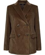 Weekend Max Mara Katanga Kvinde Hazelnut Brown Blazere Str 40 - Bomuld...