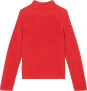 Marc O’Polo Pullover, Longsleeve, Standup Coll Kvinde Poppy Red Sweate...