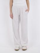 Neo Noir Astra Simple Stripe Pants Kvinde Off White Bukser Med Lige Be...