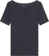 Marc O’Polo Tshirt, Short-sleeve, Boat-neck Kvinde Manic Midnight Kort...