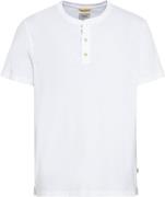 Camel Active NOS Henley 1/2 Mand White Kortærmede T-shirts Str L - hos...