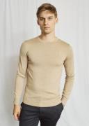 Bruun & Stengade BS Jupiter Regular Fit Knitwear Mand Sand Sweaters St...