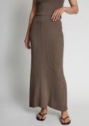 Bruun & Stengade BS Desiree Skirt Kvinde Mink Maxi Nederdele Str L - h...