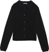 Wood Wood Wwbryce Knit Shirt Mand Black Sweaters Str L - hos Magasin