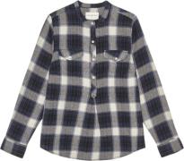 Moshi Moshi Mind Super Shirt Check Kvinde Blue Check Skjorter Str L - ...