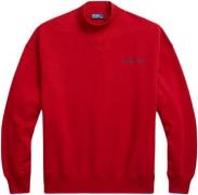 Polo Ralph Lauren Vintage Fleecelsl-sws Kvinde Madison Red Sweaters St...