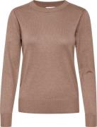 Saint Tropez Milasz Pullover Kvinde Antler Melange Sweaters Regular Fi...