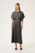 Karen by Simonsen Kbpeel Oline Dress Kvinde Thunderstorm Maxi Kjoler S...