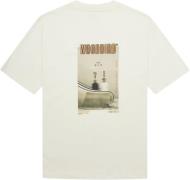 Woodbird Wbbaine Photo Tee Mand Off White Kortærmede T-shirts Str L - ...