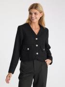 Neo Noir Manua Boucle Jacket Kvinde Black Overgangsjakker Str 40 - hos...