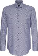 Seidensticker Business Shirt Regular Long Sleeve Kentcollar Print Mand...