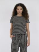 Neo Noir Lonnie Stripe Tee Kvinde Black Toppe Str 40 - hos Magasin