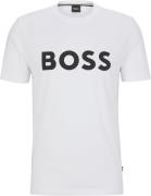 BOSS Tiburt 354 Mand Hvid Kortærmede T-shirts Str L - hos Magasin