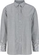 Soft Rebels Srbibi Shirt Striped Kvinde Grey Yd Stripe Langærmede Skjo...