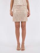 Neo Noir Miva Sequins Skirt Kvinde Rose Gold Korte Nederdele Str 40 - ...