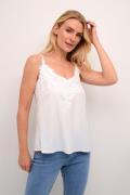 Cream Cranna Top Kvinde Snow White Tanktoppe Str 40 - hos Magasin