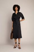 MUNTHE Bobula Dress Kvinde Navy Midi Kjoler Str 34 - hos Magasin