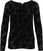 Object Objalma L/S TOP 136 Kvinde Black Toppe Regular Fit Str L - hos ...