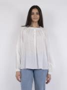 Neo Noir Kirsty Solid Blouse Kvinde White Langærmede Bluser Str 40 - h...