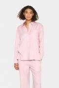 Saint Tropez Gabasz Shirt Kvinde Pink Nectar Skjorter Loose Fit Str L ...