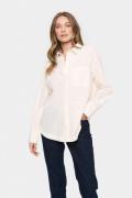 Saint Tropez Findresz Shirt Kvinde Pearled Ivory Skjorter Str L - hos ...