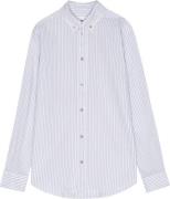 NN07 Colby Shirt 5973 Mand Sea Stripe Langærmede Skjorter Str L - hos ...