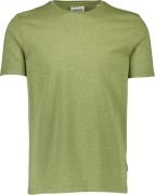 Lindbergh Mouliné Oneck tee S/S Mand True Army Mix Kortærmede T-shirts...