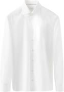 ETON Slim Fit White Solid Elevated Twill Shirt Mand Hvid Langærmede Sk...