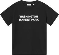 Les Deux Washington Tshirt Kids Str 134/140 - Black/light Ivory Kortær...