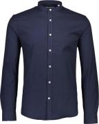 Lindbergh Oxford Skjorte Mand Navy Langærmede Skjorter Slim Fit Str L ...