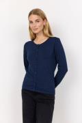 soyaconcept Scdollie 446 Kvinde 96799 Blue Iris Melange Cardigans Str ...