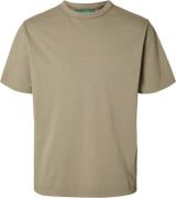 Annarr Anrro Garment DYE SS Oneck TEE Mand Weathered Teak Kortærmede T...