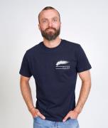 ELSK Stærk Vind CH Men's Brushed Tshirt Mand 100 Dark Navy Kortærmede ...