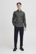 Casual Friday Cfanton LS BD 0159 Checked Brushed Mand Deep Depths Mela...