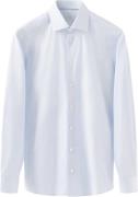 ETON Slim Fit Light Blue Solid Elevated Twill Shirt Mand Lyseblå Langæ...